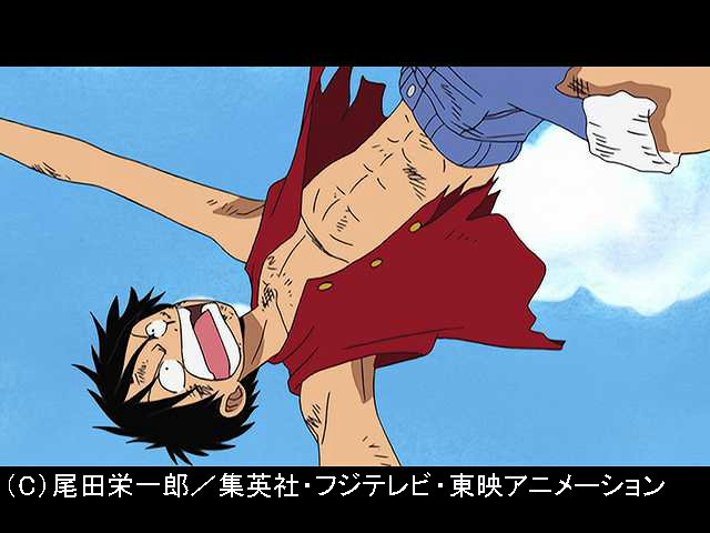 #184 ルフィ落下!神の裁きとナミの望み!!