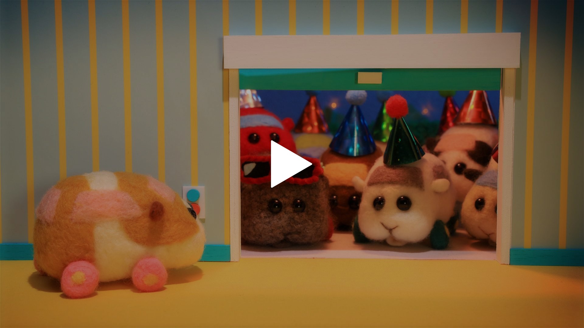 PUI PUI モルカー-第12話 Let's モルカーパーティ！ [Malieasy] 猫の足の手袋アニメコスチューム冬の温かい動物ポーハンドテーマパーティーハンドウェアアニメーションマスカレーデパ