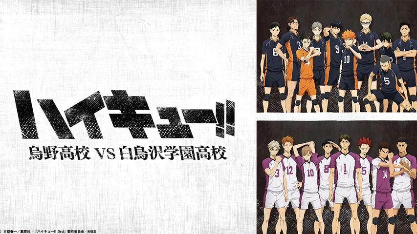 ハイキュー 烏野高校 ｖｓ 白鳥沢学園高校 フジテレビの人気ドラマ アニメ Tv番組の動画が見放題 Fod