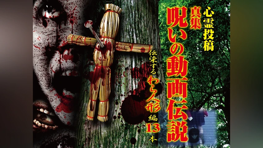 心霊投稿 真集 呪いの動画伝説 伝染するわら人形編 13本