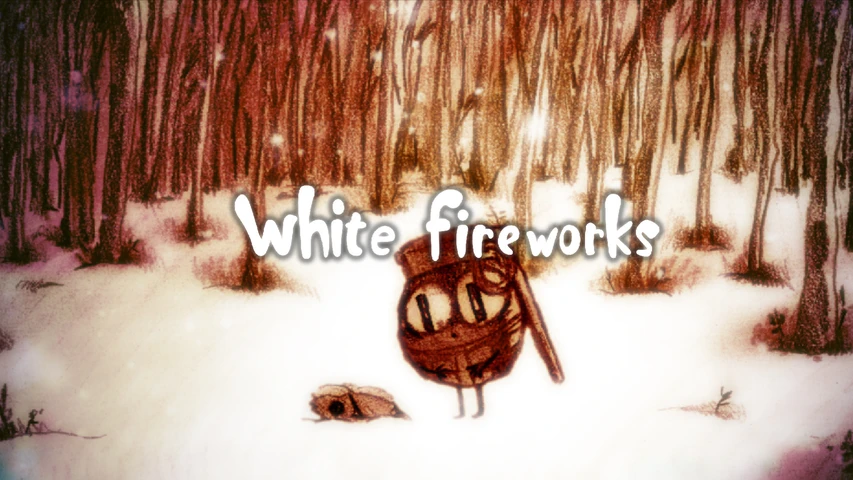 White Fireworks