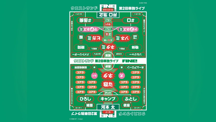 ウエストランド第2回単独ライブ「FINE!」｜フジテレビの人気ドラマ 