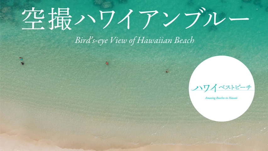 ハワイベストビーチ 空撮ハワイアンブルー