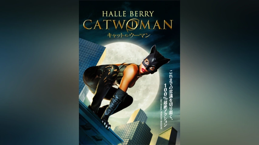 キャットウーマン 映画フライヤー ハル・ベリー 希少品 レア 入手困難