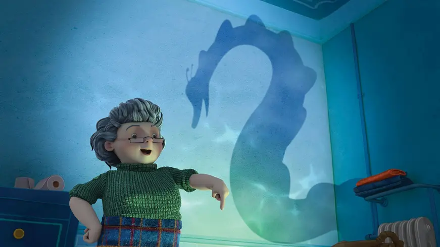 第2話 日本語吹替版 モンスターをつかまえろ 絵を描くお手伝い フジテレビの人気ドラマ アニメ Tv番組の動画が見放題 Fod