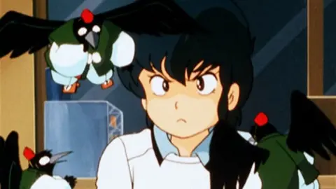 うる星やつら セル画 竜之介 初登場シーン 第63話 背景コピー付 うる星やつら セル画 竜之介 初登場シーン 第63話 背景コピー付