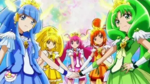 世界有名な スマイルプリキュア プリンセスティアラ ハッピー サニー ピース ピンズ・ピンバッジ・缶バッジ