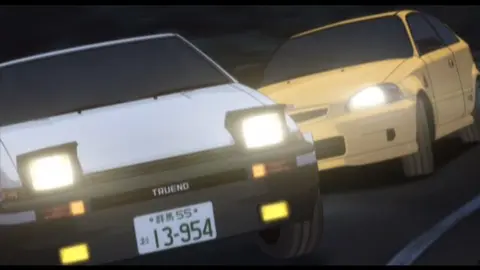 チョロQ　頭文字D　プロジェクトD 埼玉エリア最終決戦編 Minicar CHORO Q Project D Saitama Area Final Game (4-piece