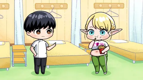 エルフさんは痩せられない。 ミニアニメ「直江くんは痩せさせたい