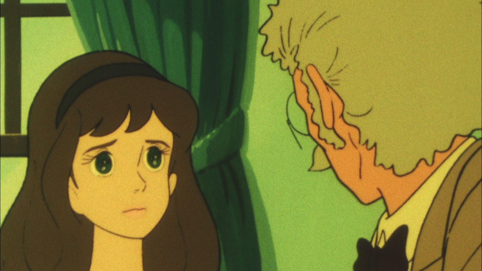 お花畑を走る記者