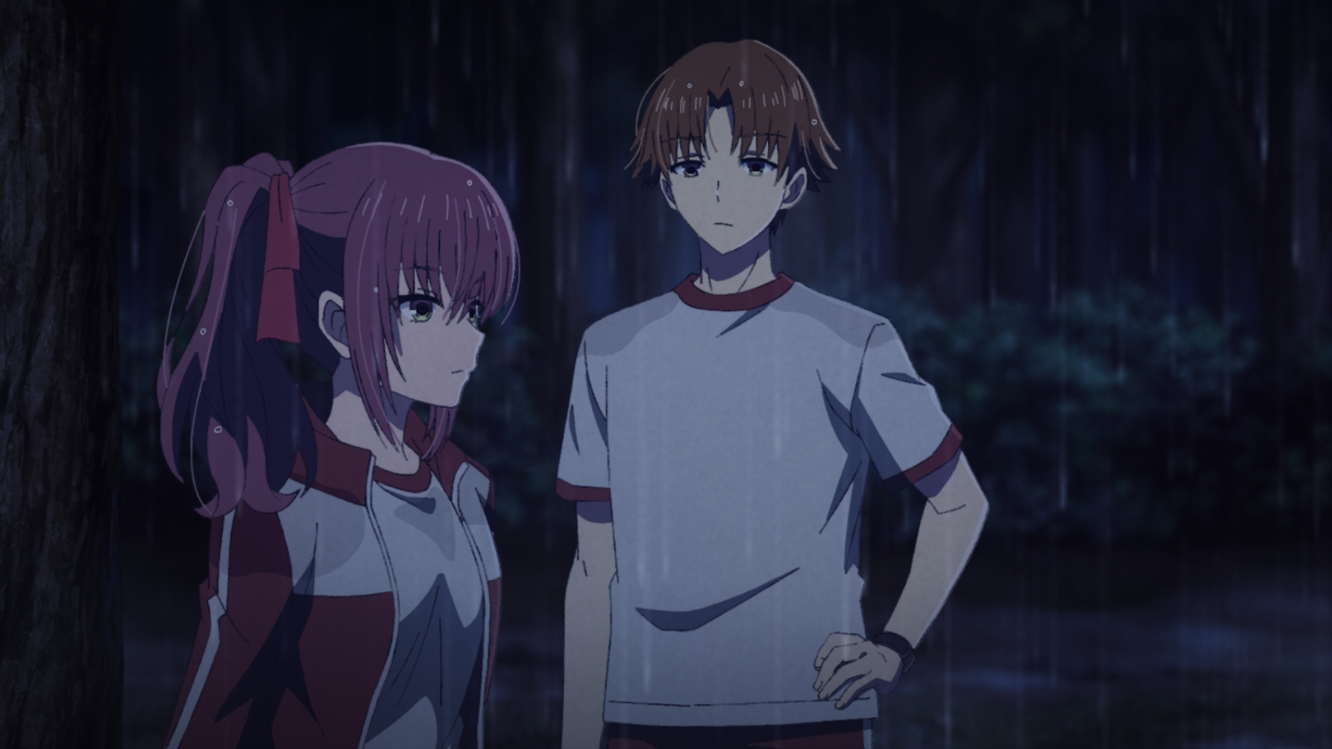 雨に煙る