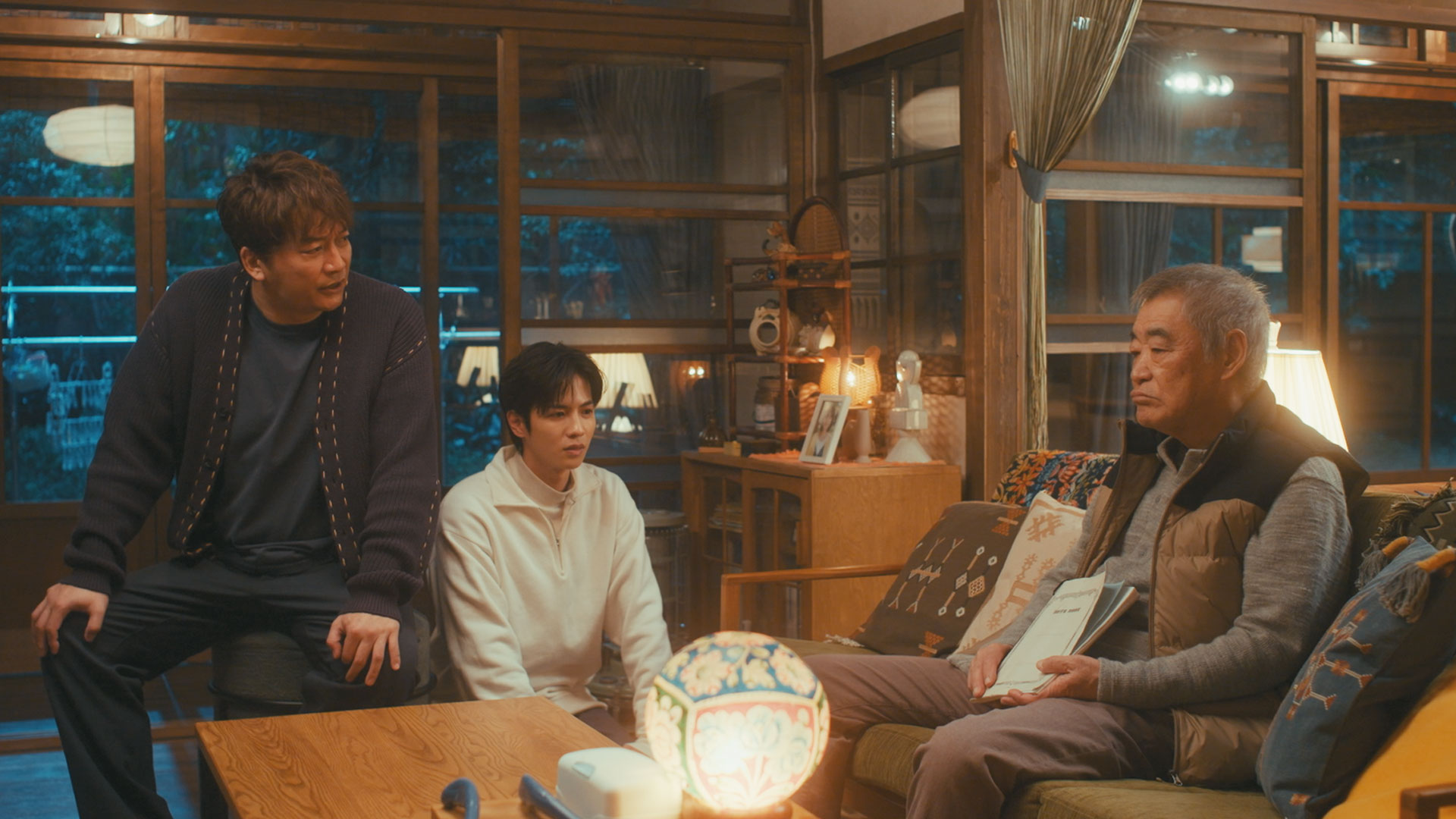 父、帰る！遺書発見！？選挙のため親孝行