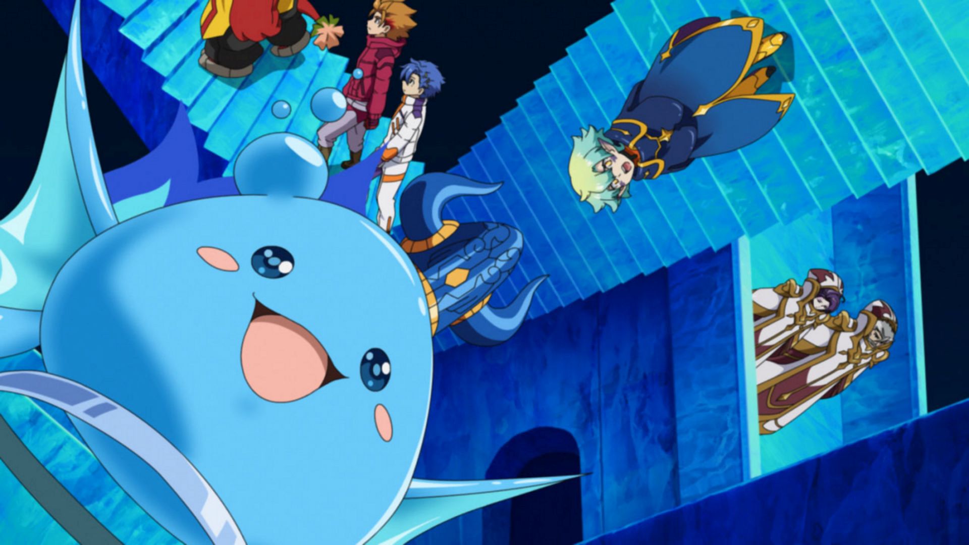 ジャンピングニンジャラ／ヒヤヒヤ城のアワりん軍団！