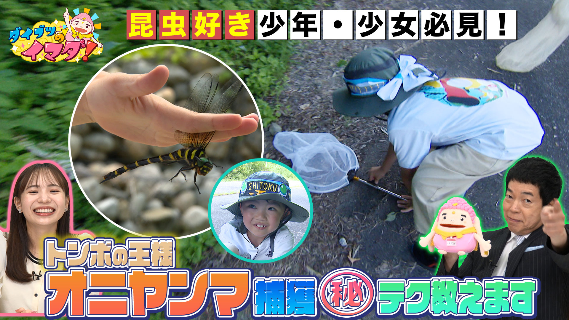 生き物を愛でる県民の願い２連発！トンボの王様＆は虫類