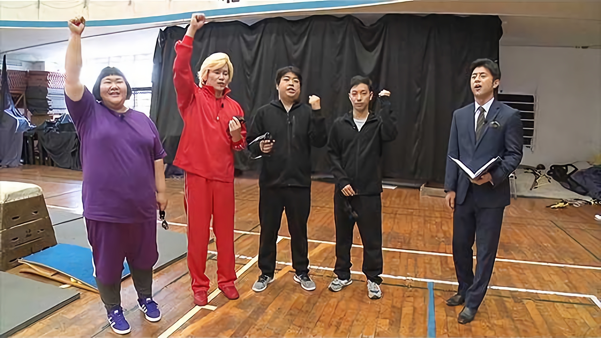 変なメガネで運動会