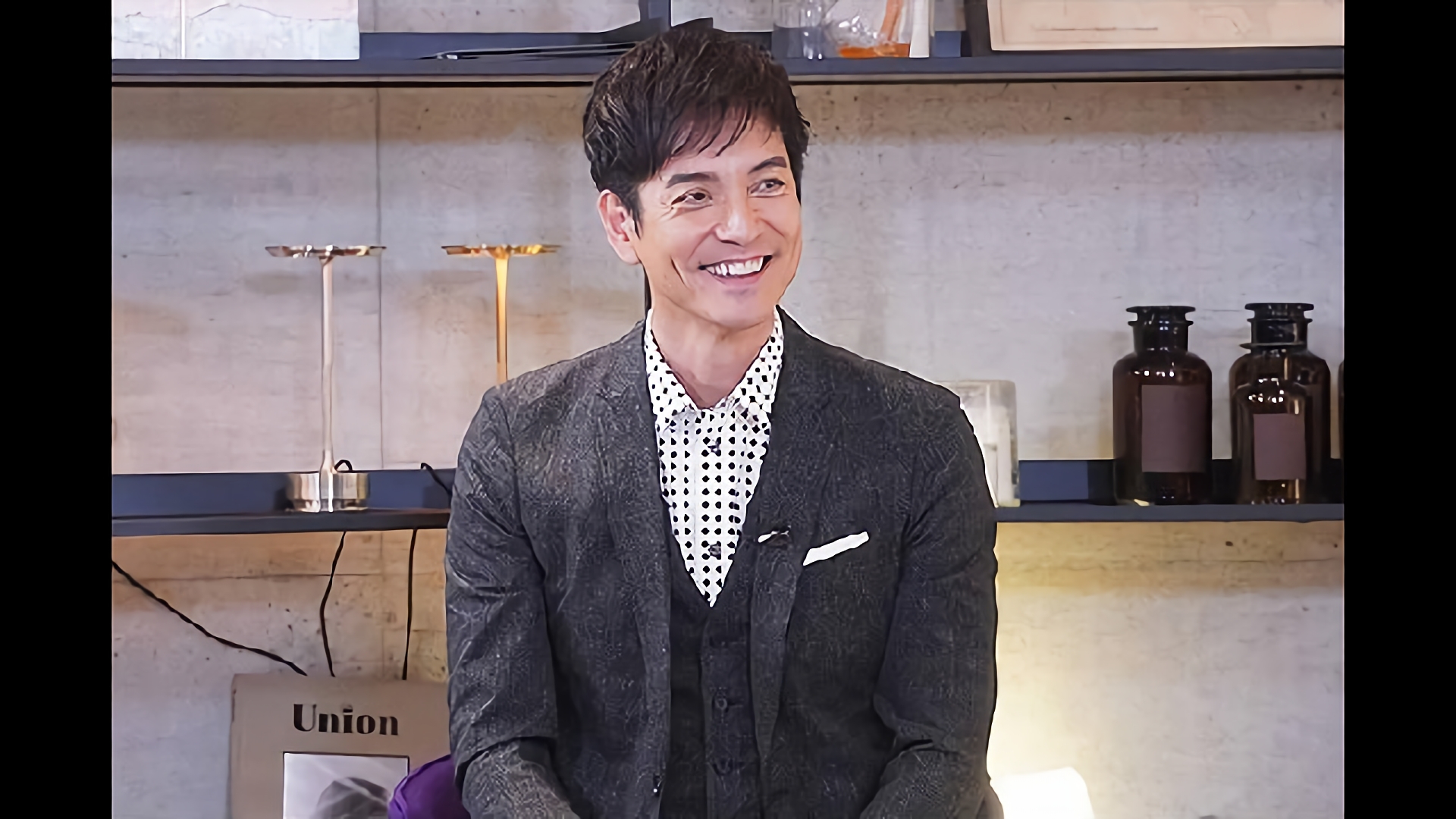 木下レオンとスタジオ初絡み！運勢いいホクロ？