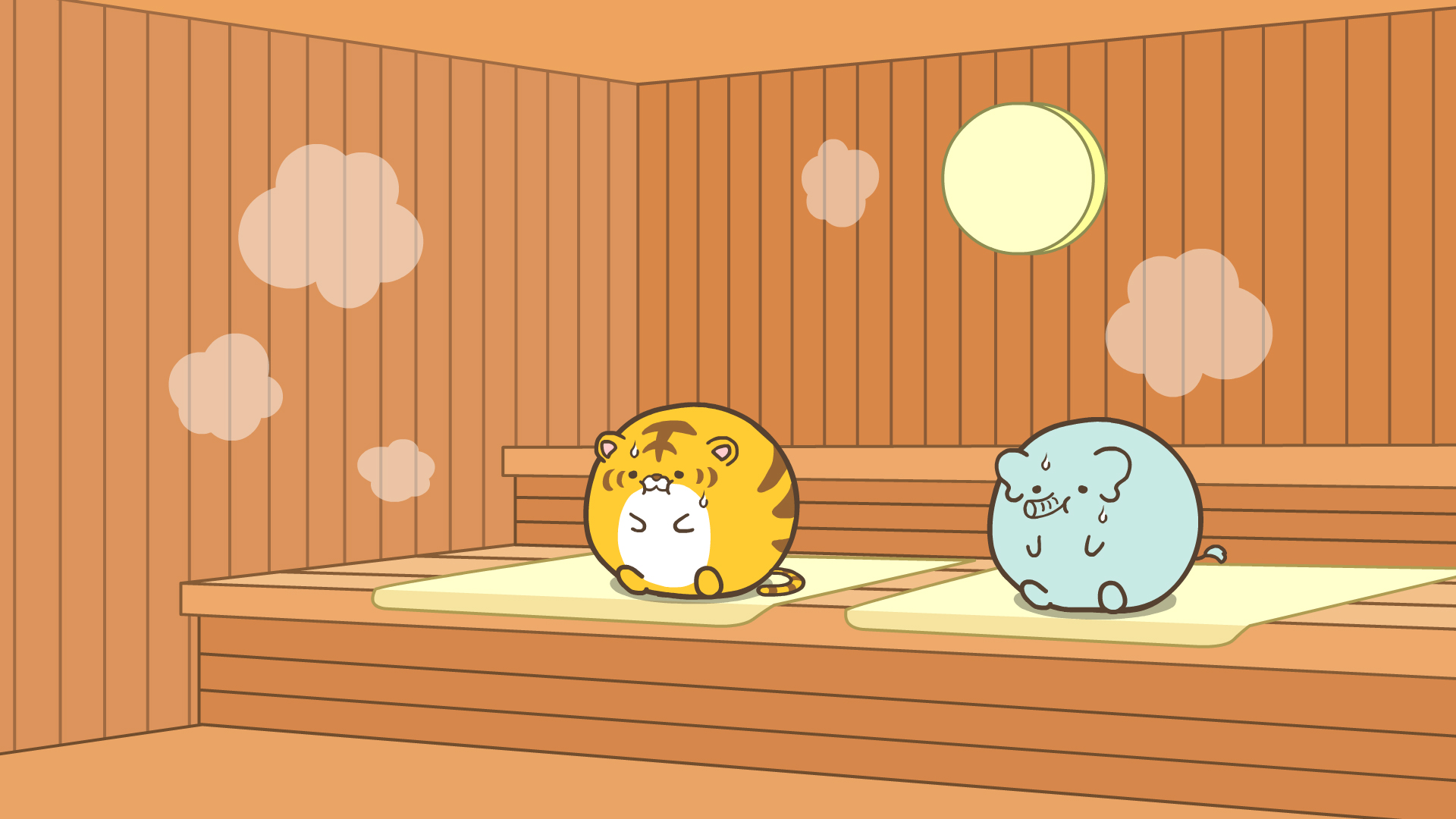 ぽちゃトラvsぽちゃゾウ（2）