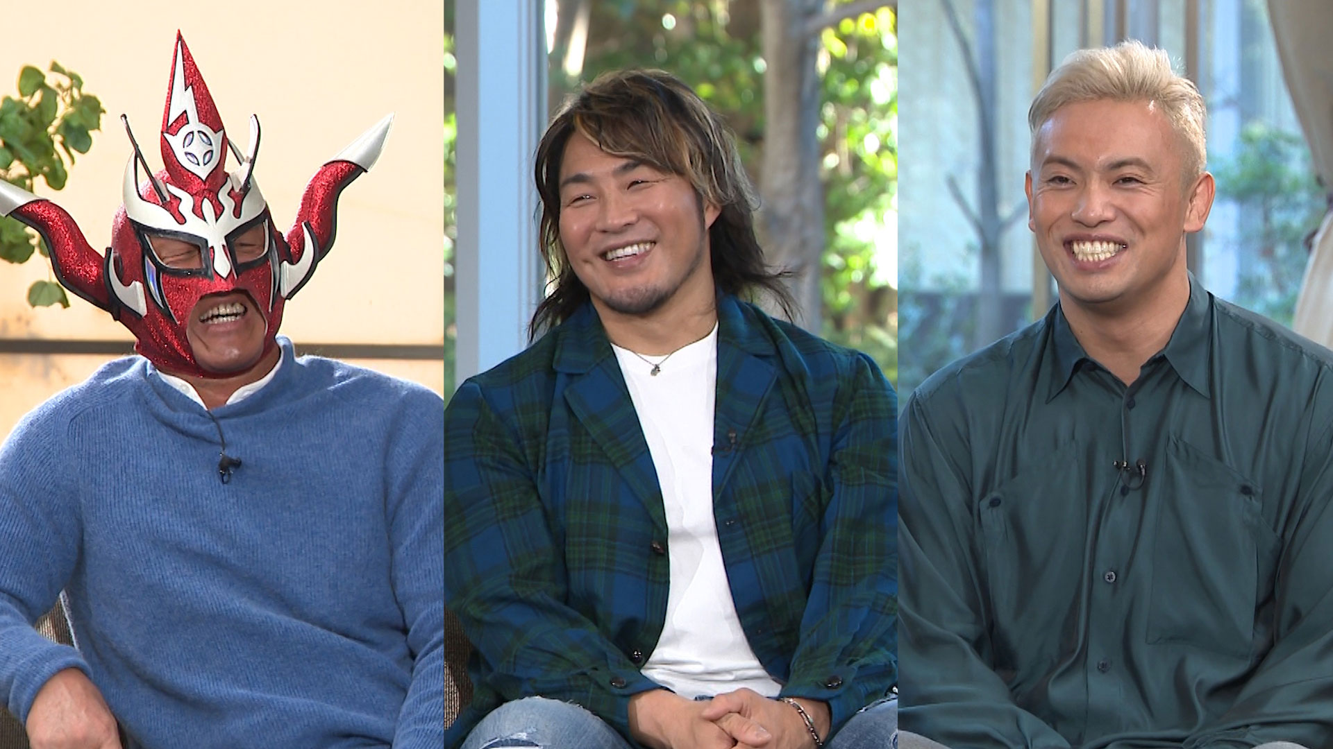 棚橋弘至×オカダ・カズチカ×獣神サンダー・ライガー