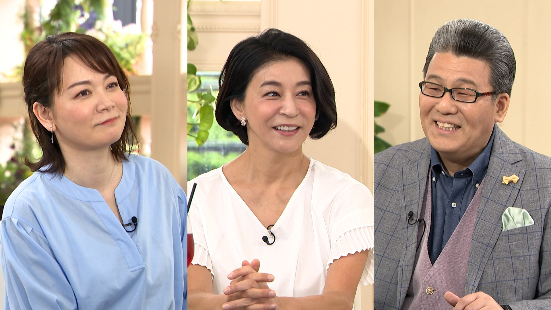 高嶋ちさ子×加羽沢美濃×軽部真一アナウンサー