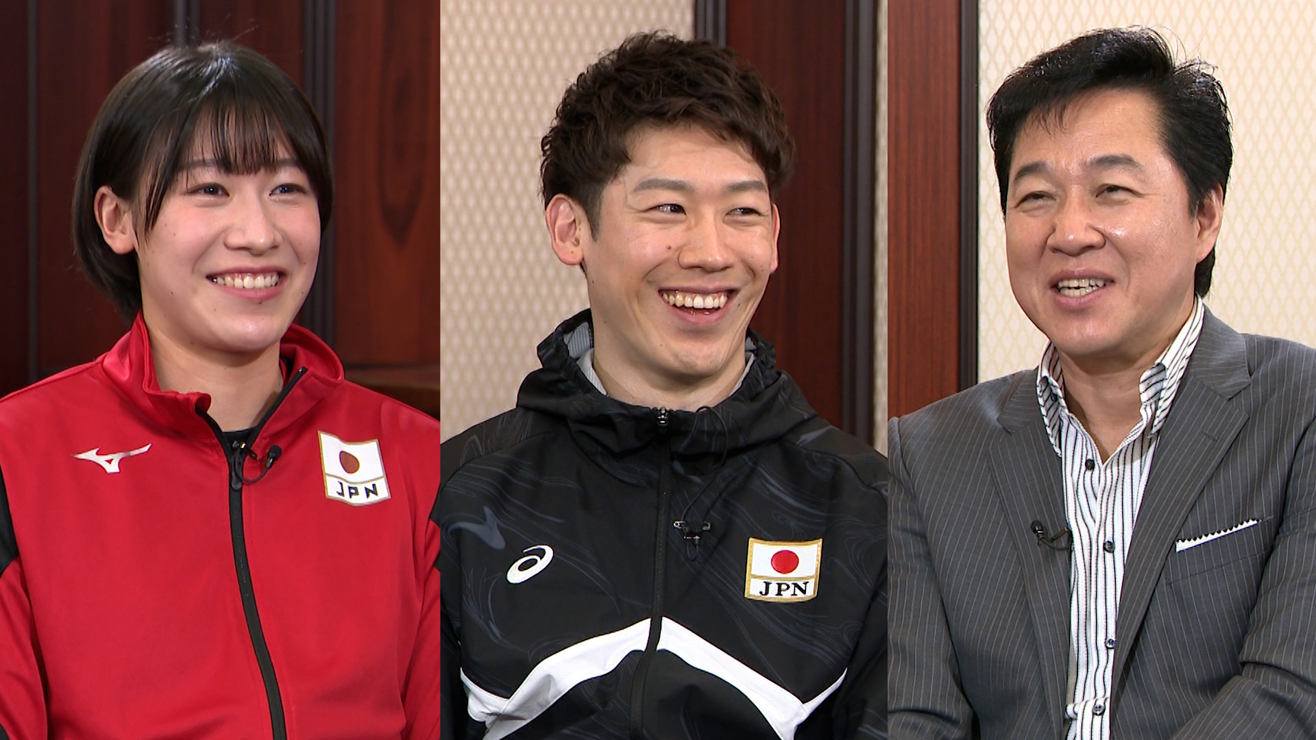 川合俊一（日本バレーボール協会会長）×石川祐希×石川真佑（バレーボール日本代表）
