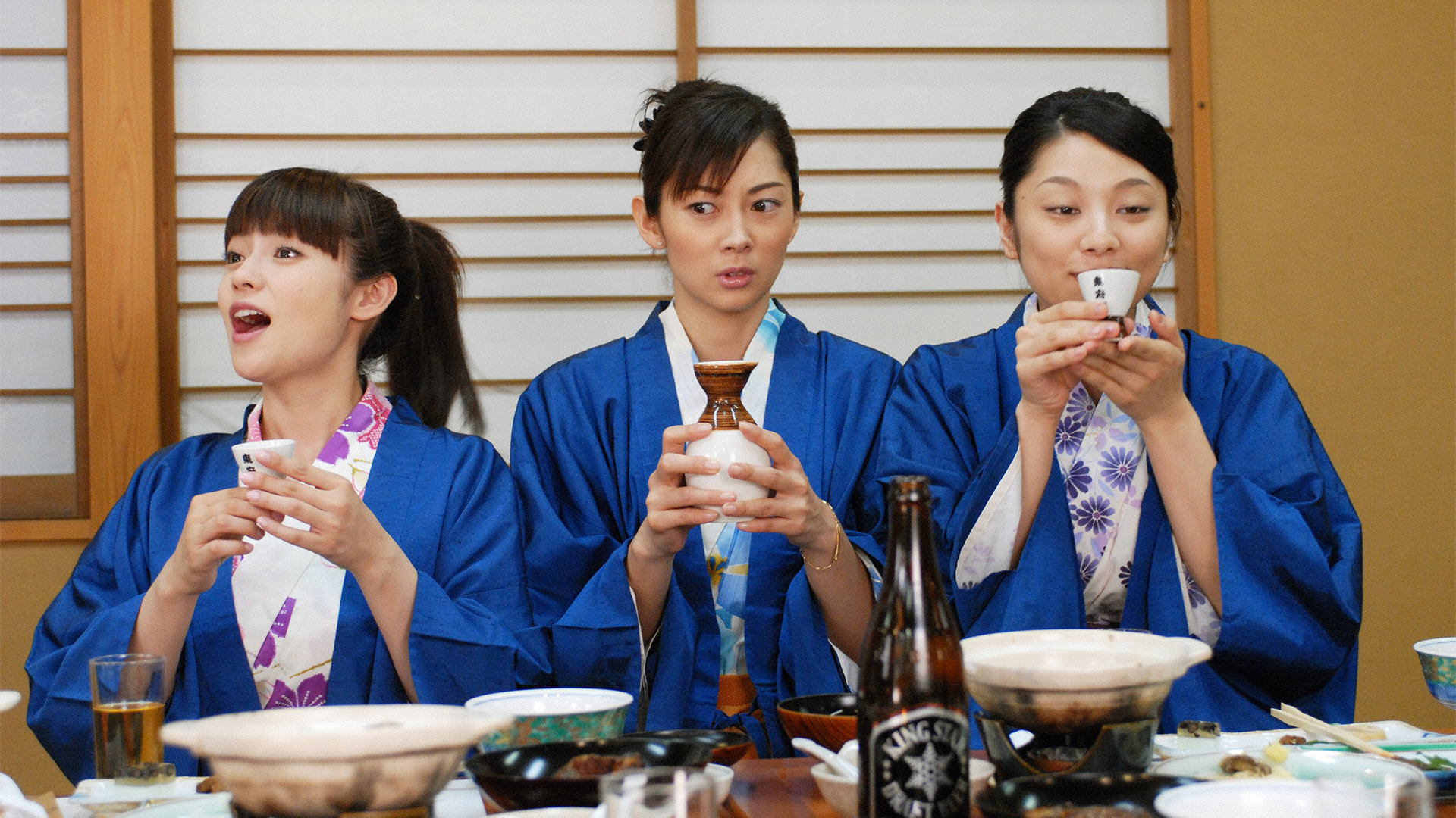 温泉にスイカ！？