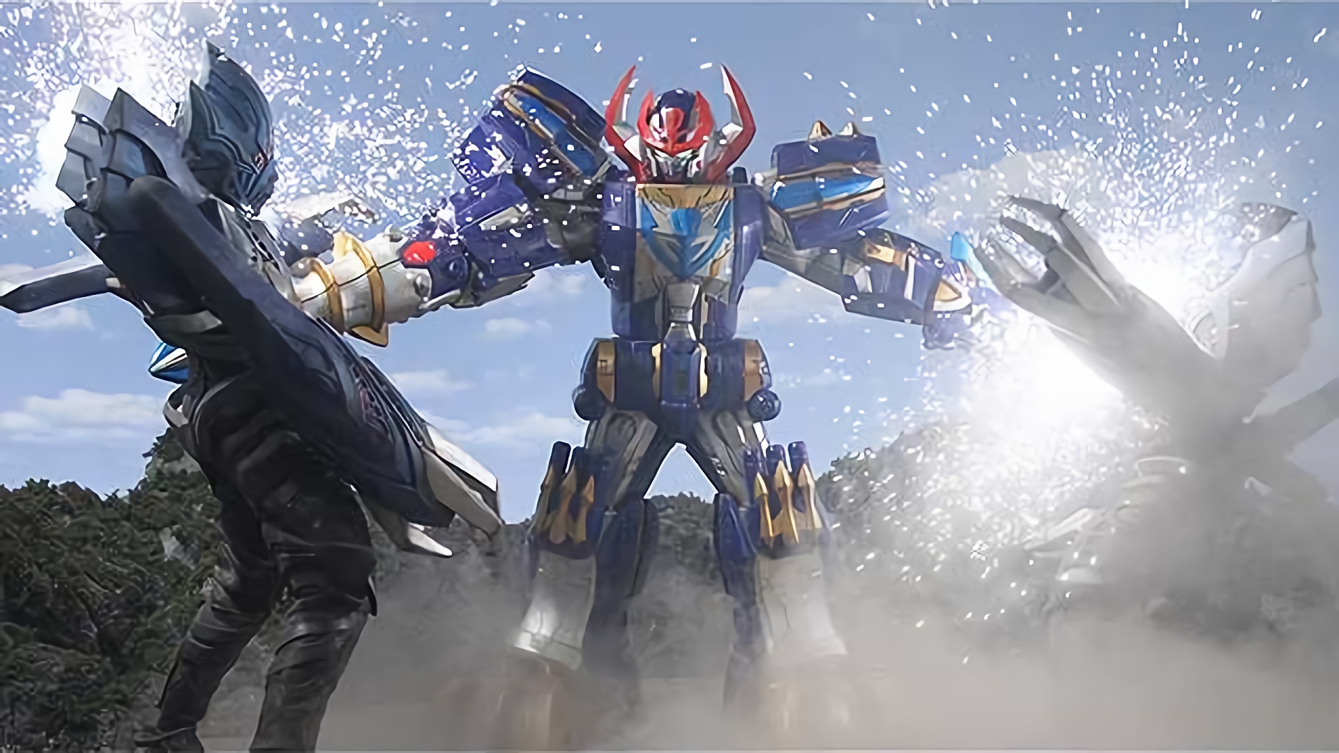 恐竜ロボットドリルで大アバレ