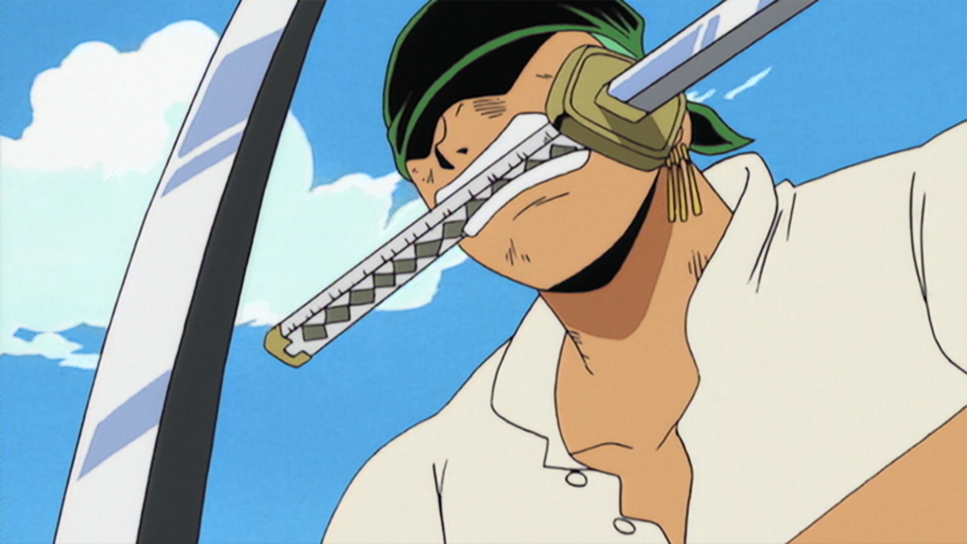 壮絶決闘！剣豪ゾロVS曲芸のカバジ！