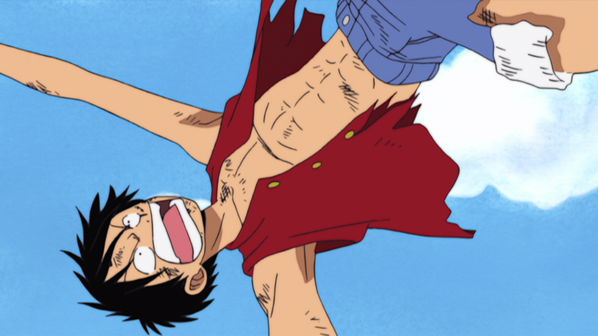 ルフィ落下！神の裁きとナミの望み！！