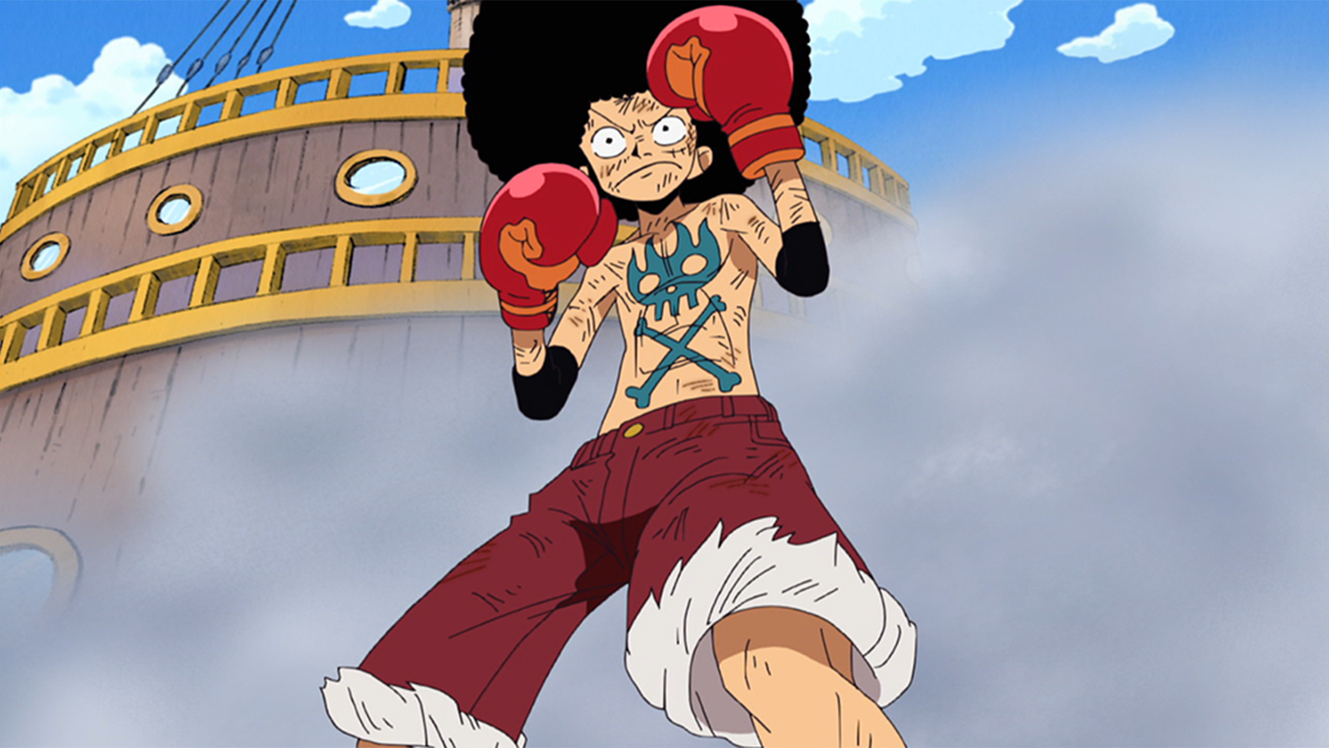 全開ノロノロ攻撃VS不死身のルフィ