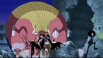 壊滅、麦わら一味 カゲカゲの能力全開