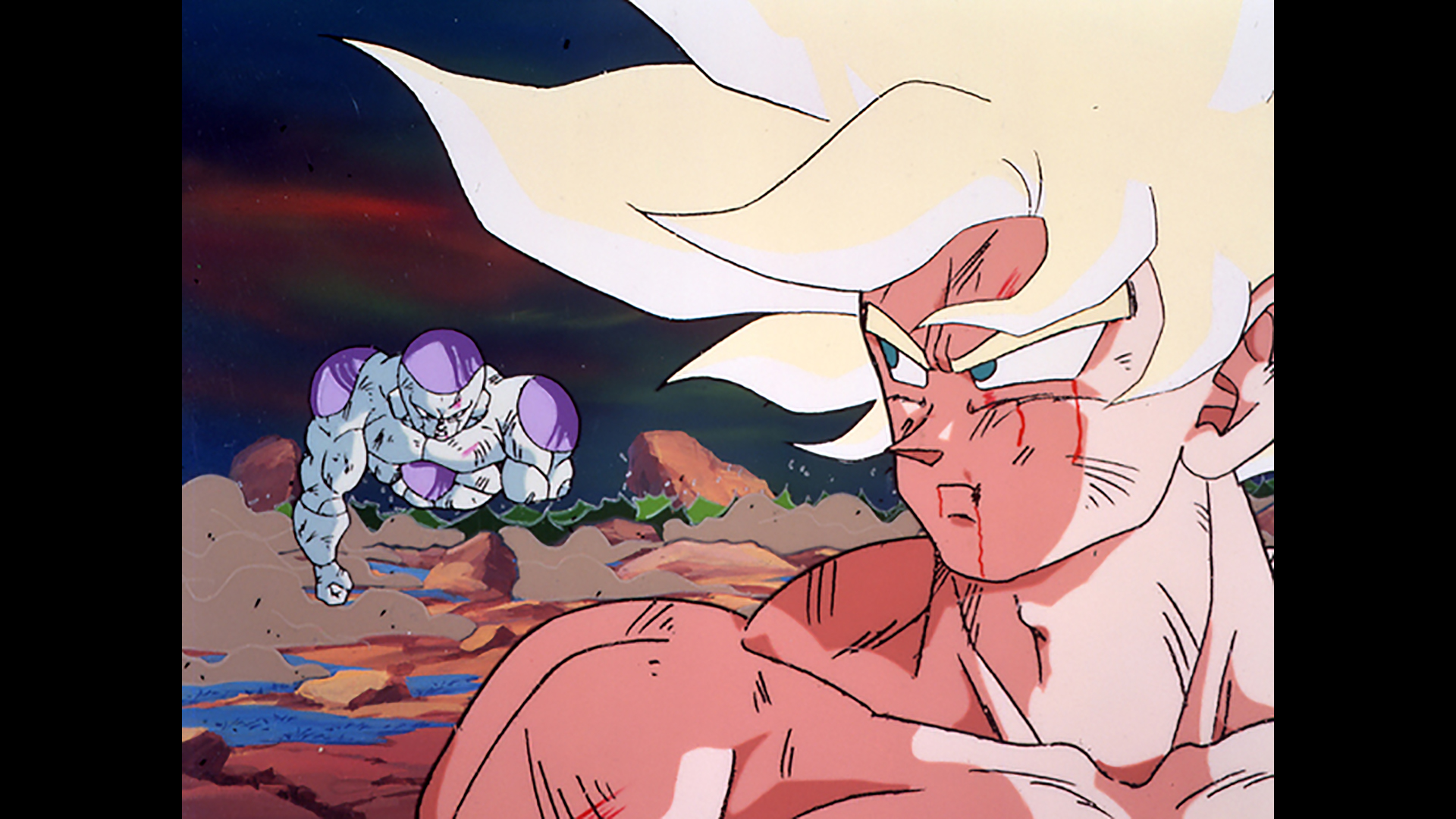 フリーザ敗れる!! すべての怒りをこめた一撃