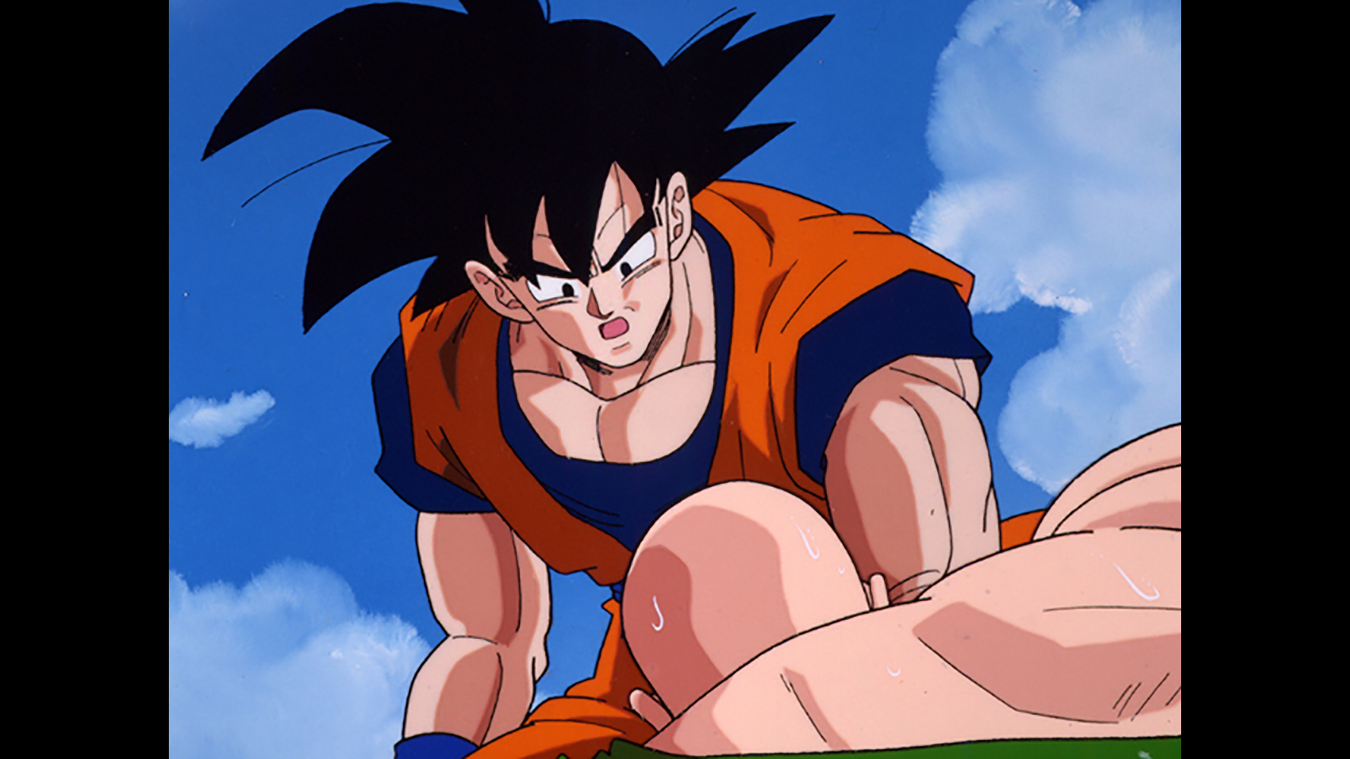 明日はオメエを叩きのめす!! 悟空の挑戦状