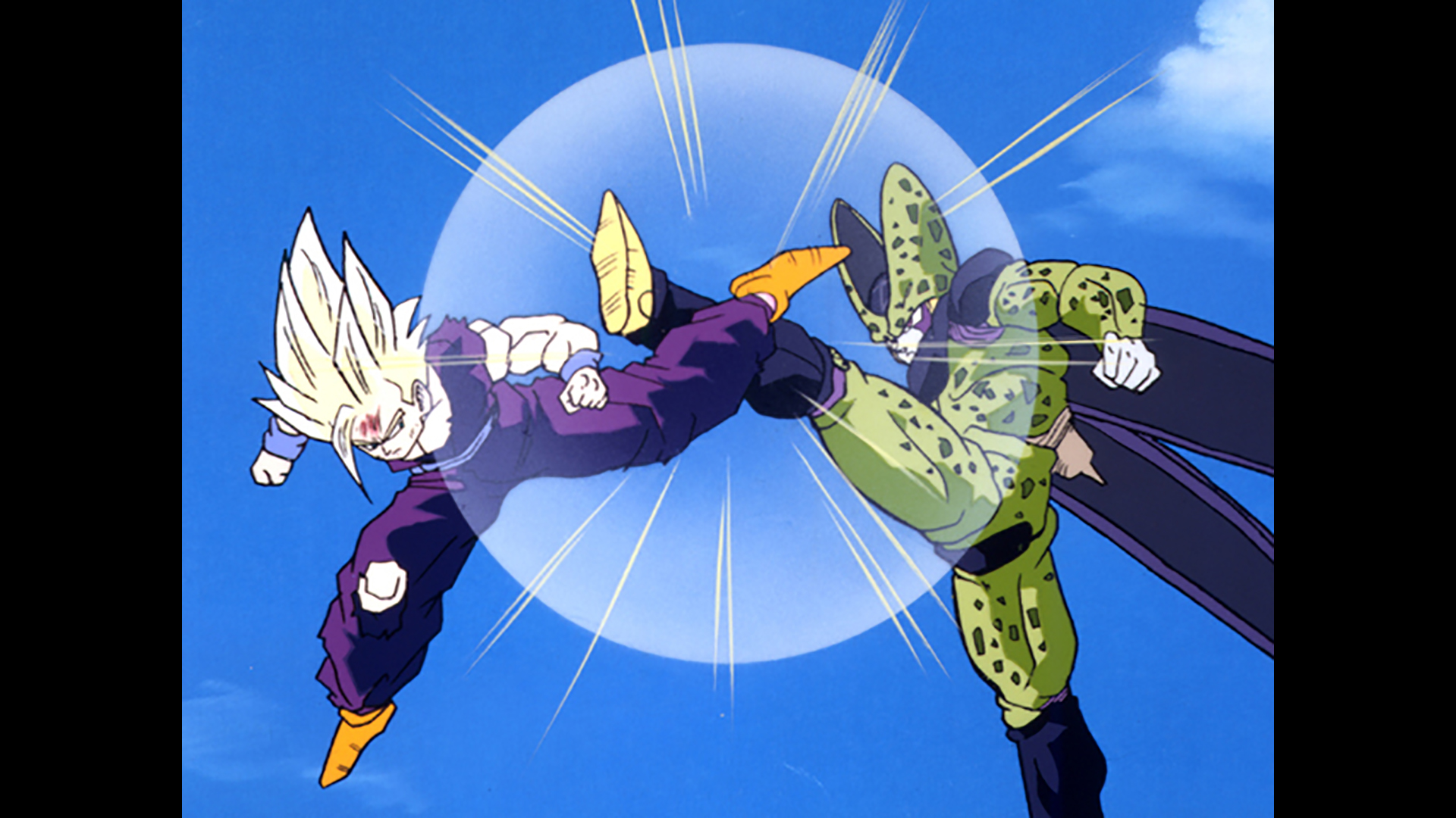 セルをKO!! たった2発の超鉄拳