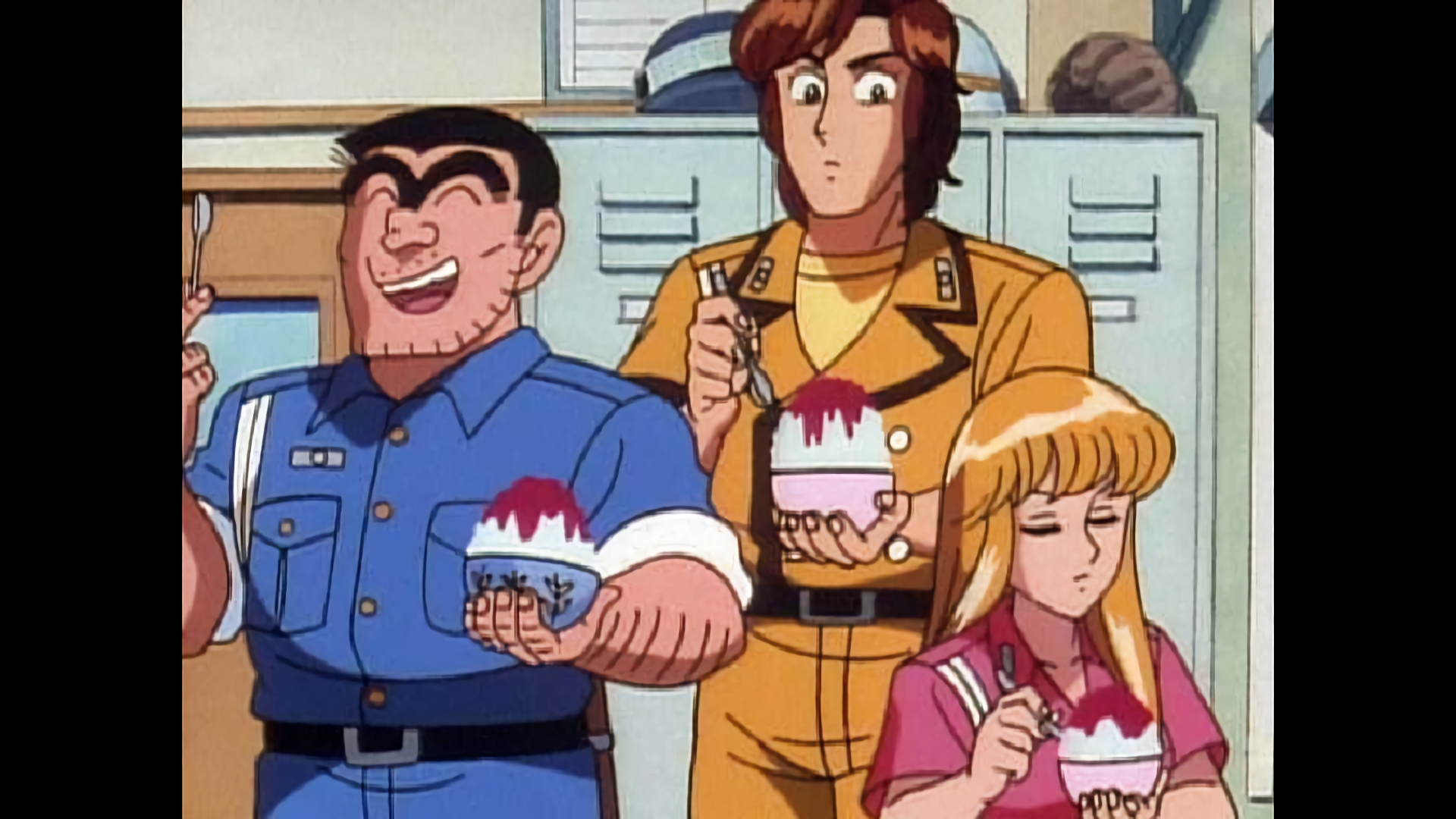 カキ氷でスキスキー