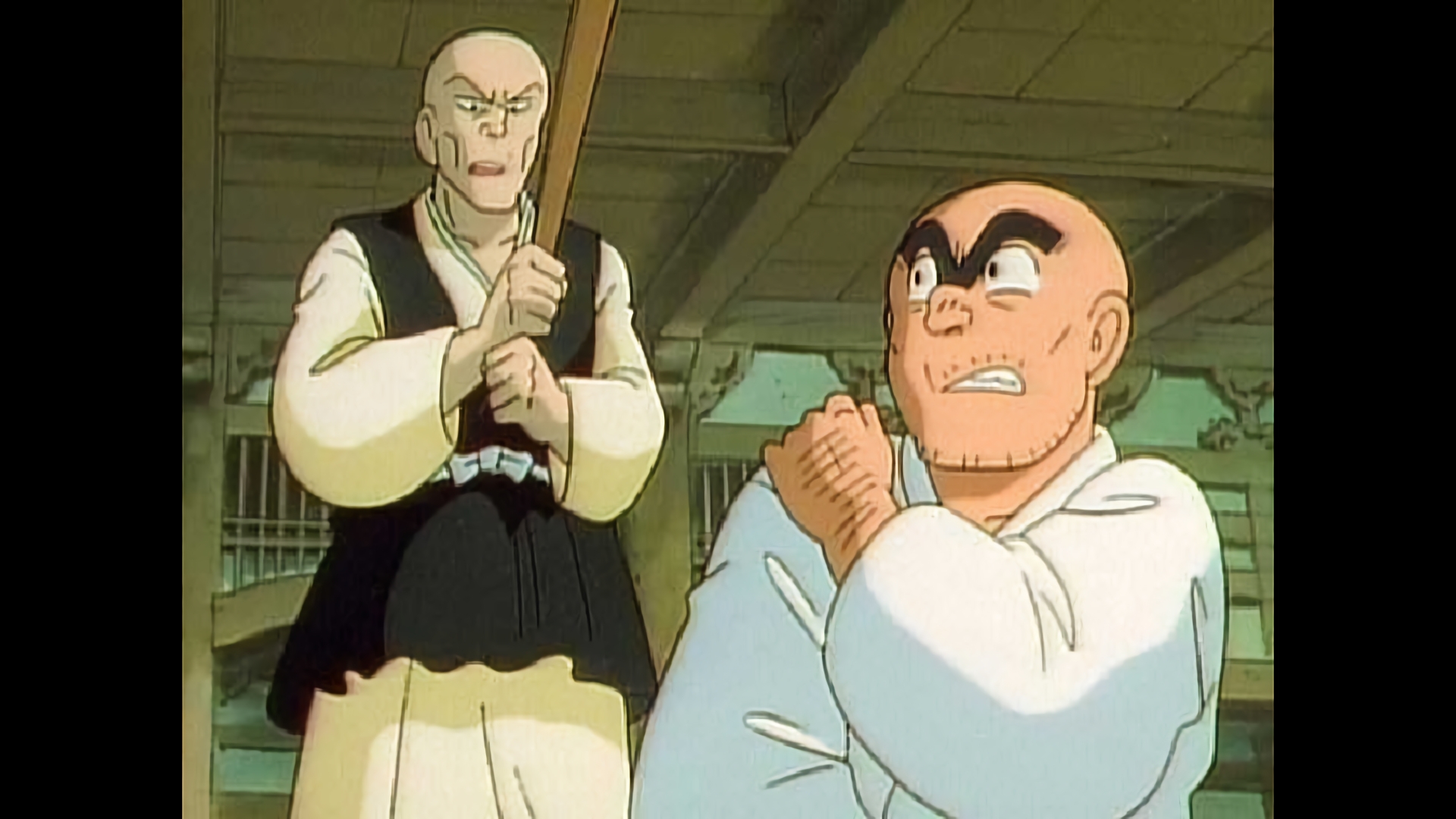 両津、ただいま修行中