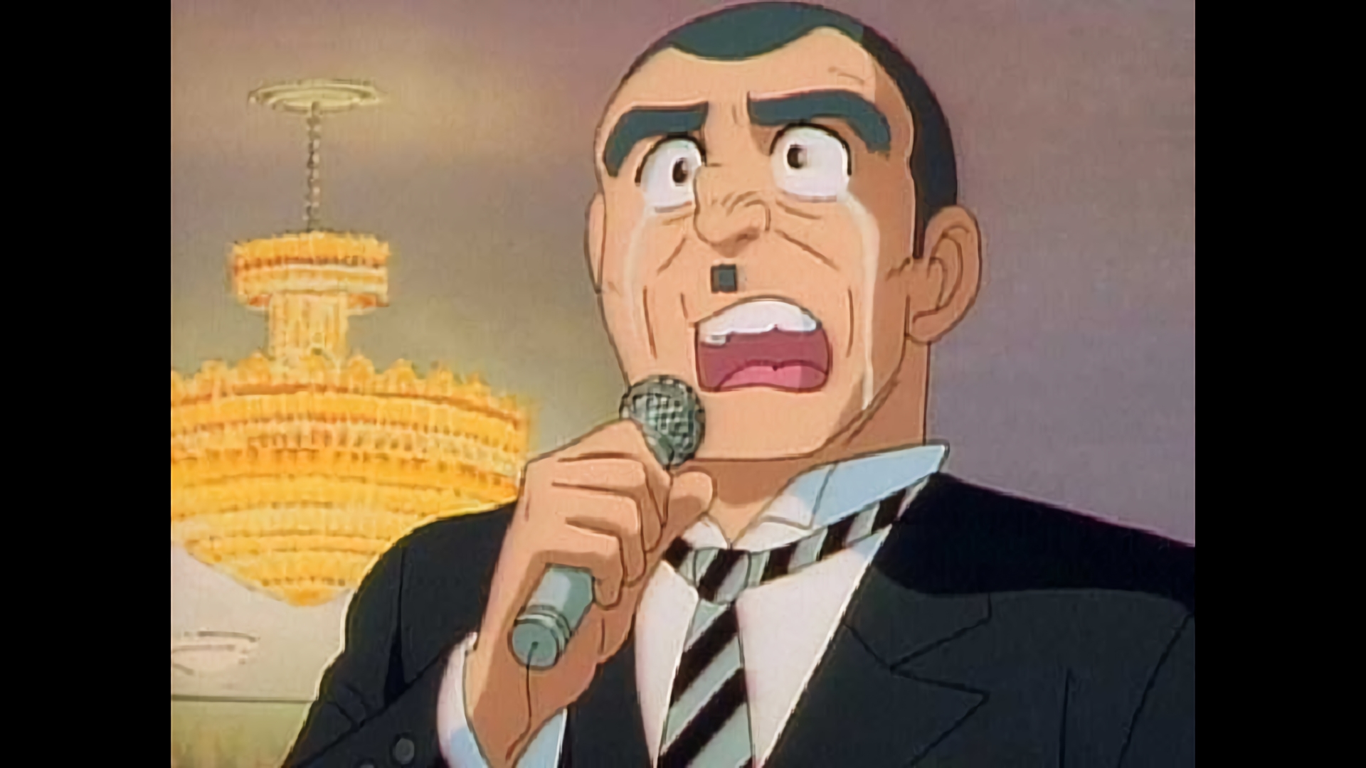 部長の目にも涙