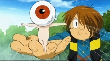 妖怪コマ回し勝負!