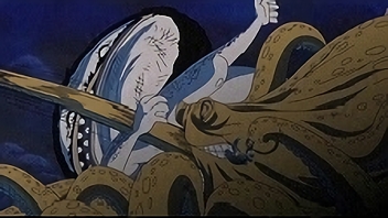 海底火山噴火！流されて魚人島