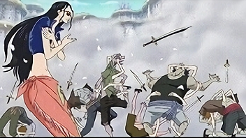 ルフィ渾身の一撃！火拳銃炸裂