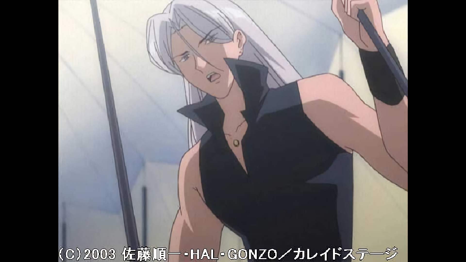 氷の上の　すごい　対決