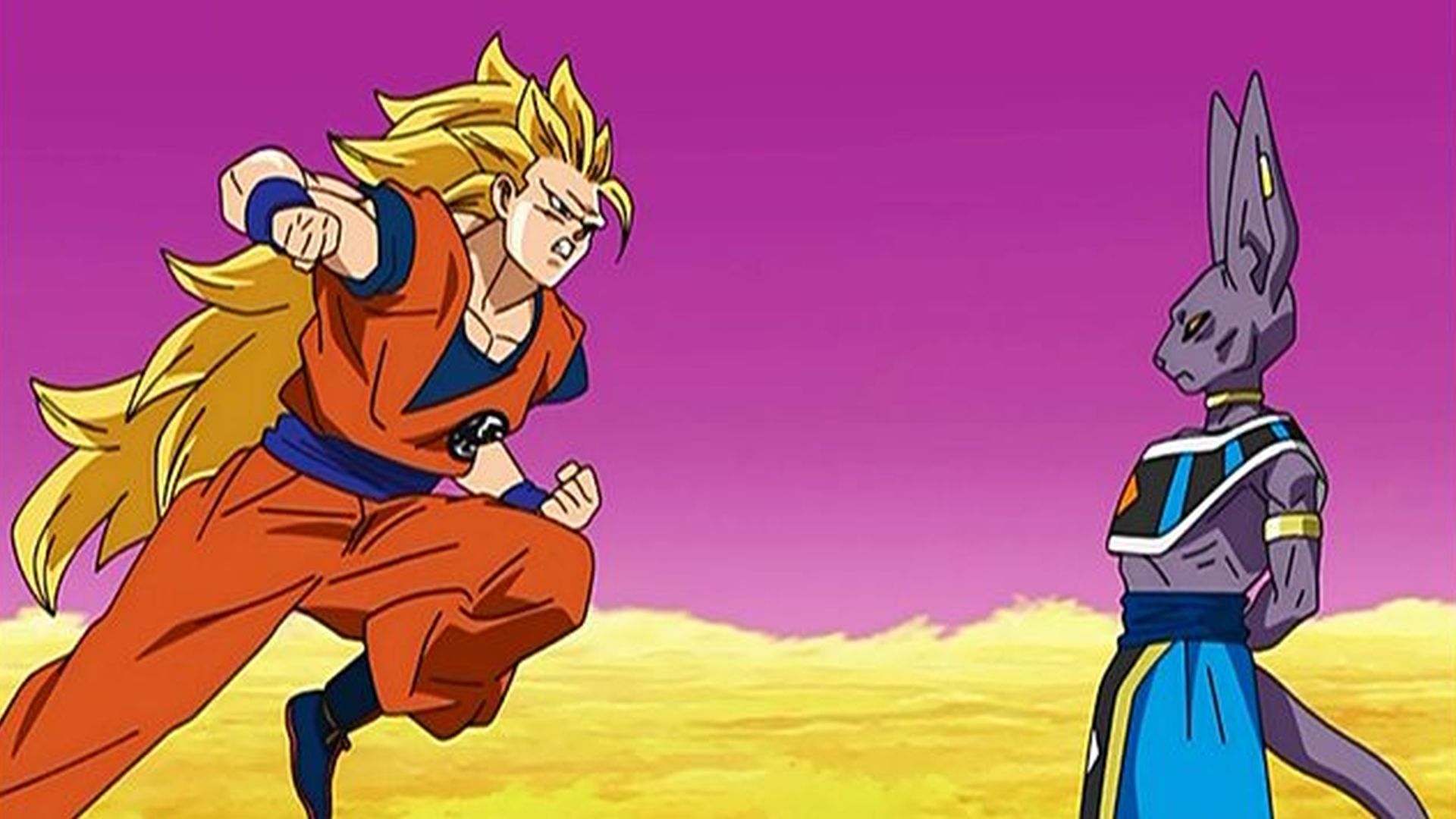 界王星の決戦! 悟空VS破壊神ビルス