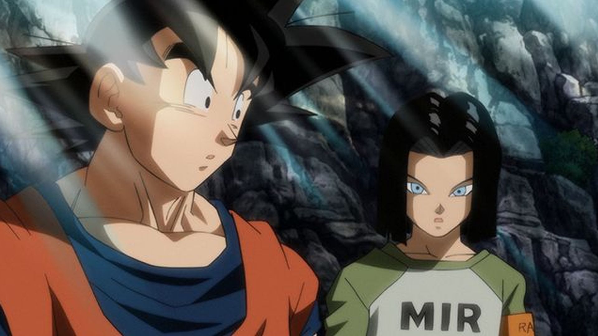 初めて交わる拳! 人造人間17号VS孫悟空!!