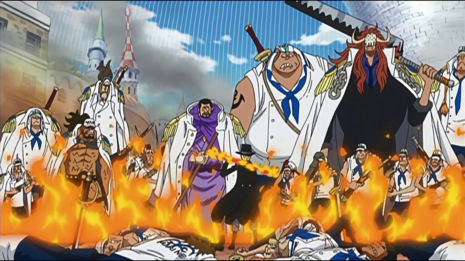 大激突！参謀総長サボVS大将藤虎