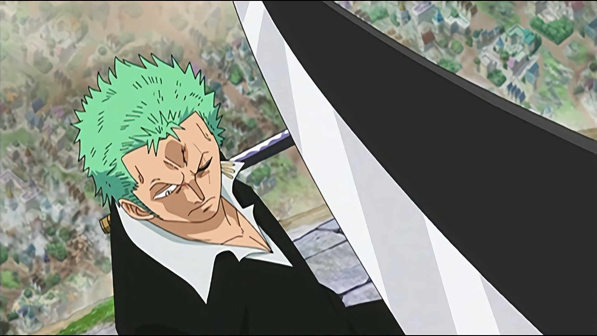 激闘ピーカ戦 ゾロ必殺の一撃！