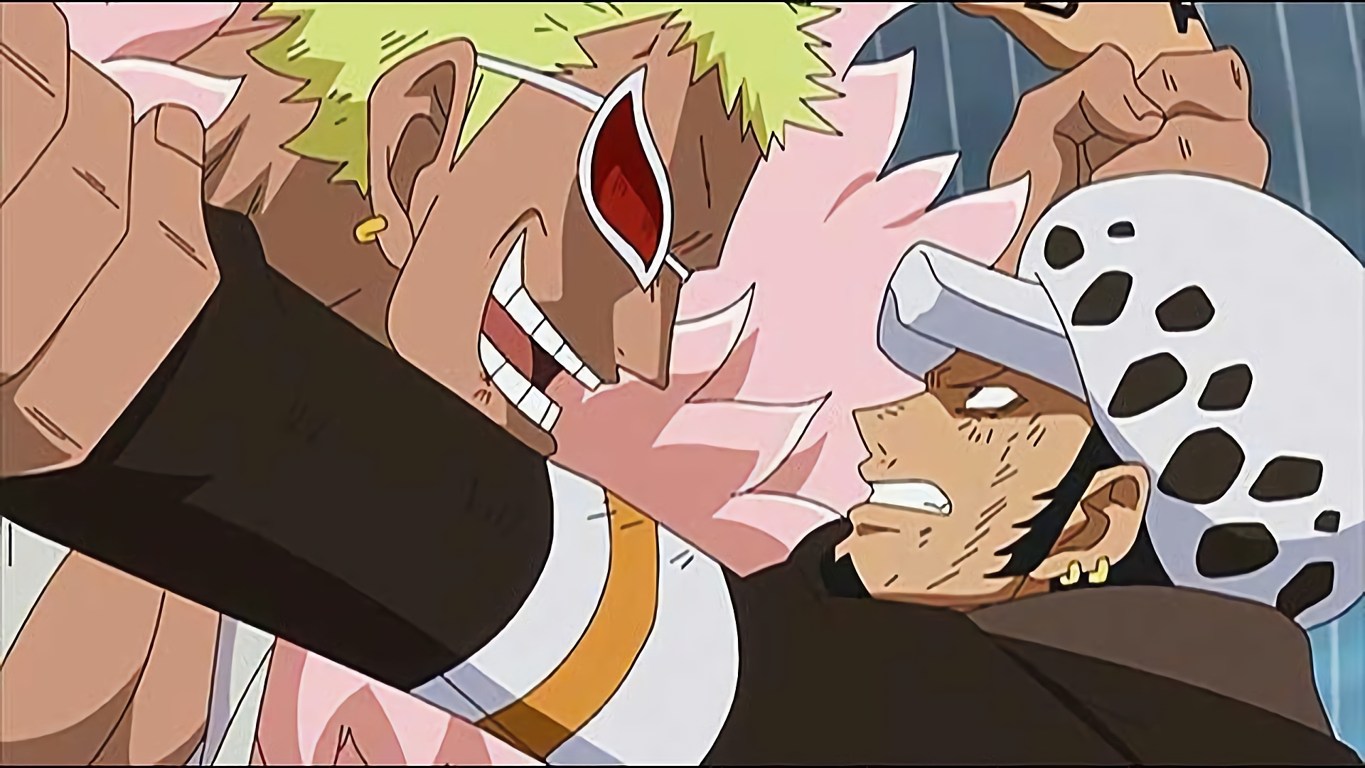 熱き闘いローVSドフラミンゴ