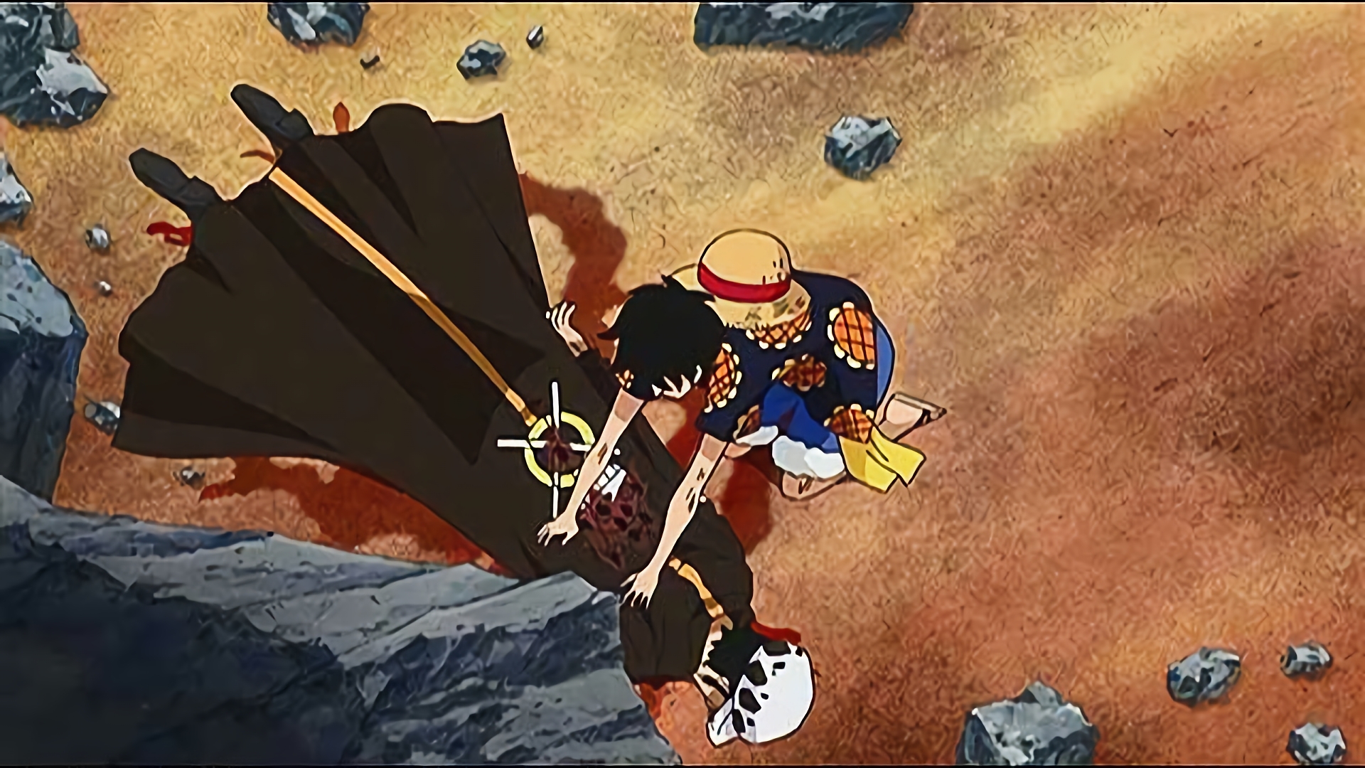 ロー死す ルフィ憤怒の猛攻撃！