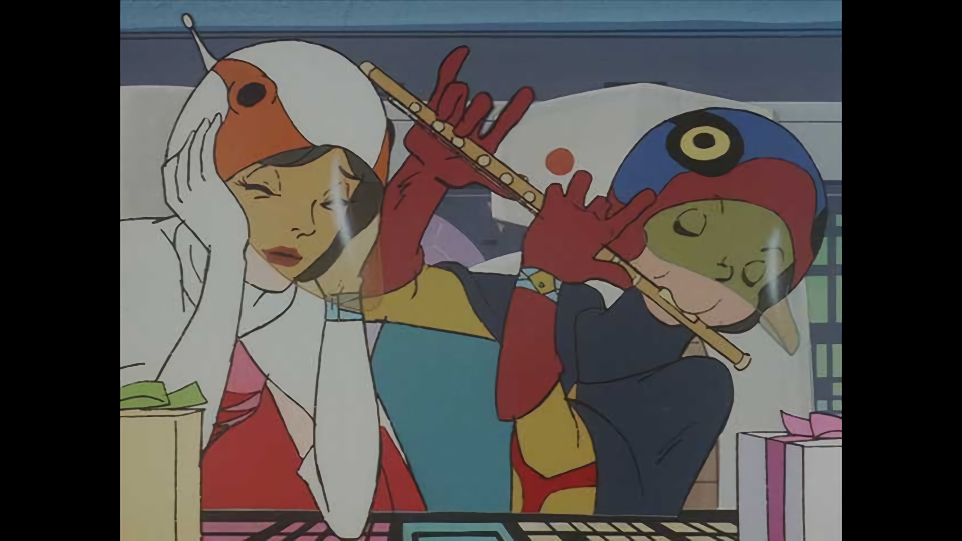 闇に笑うネオン巨人