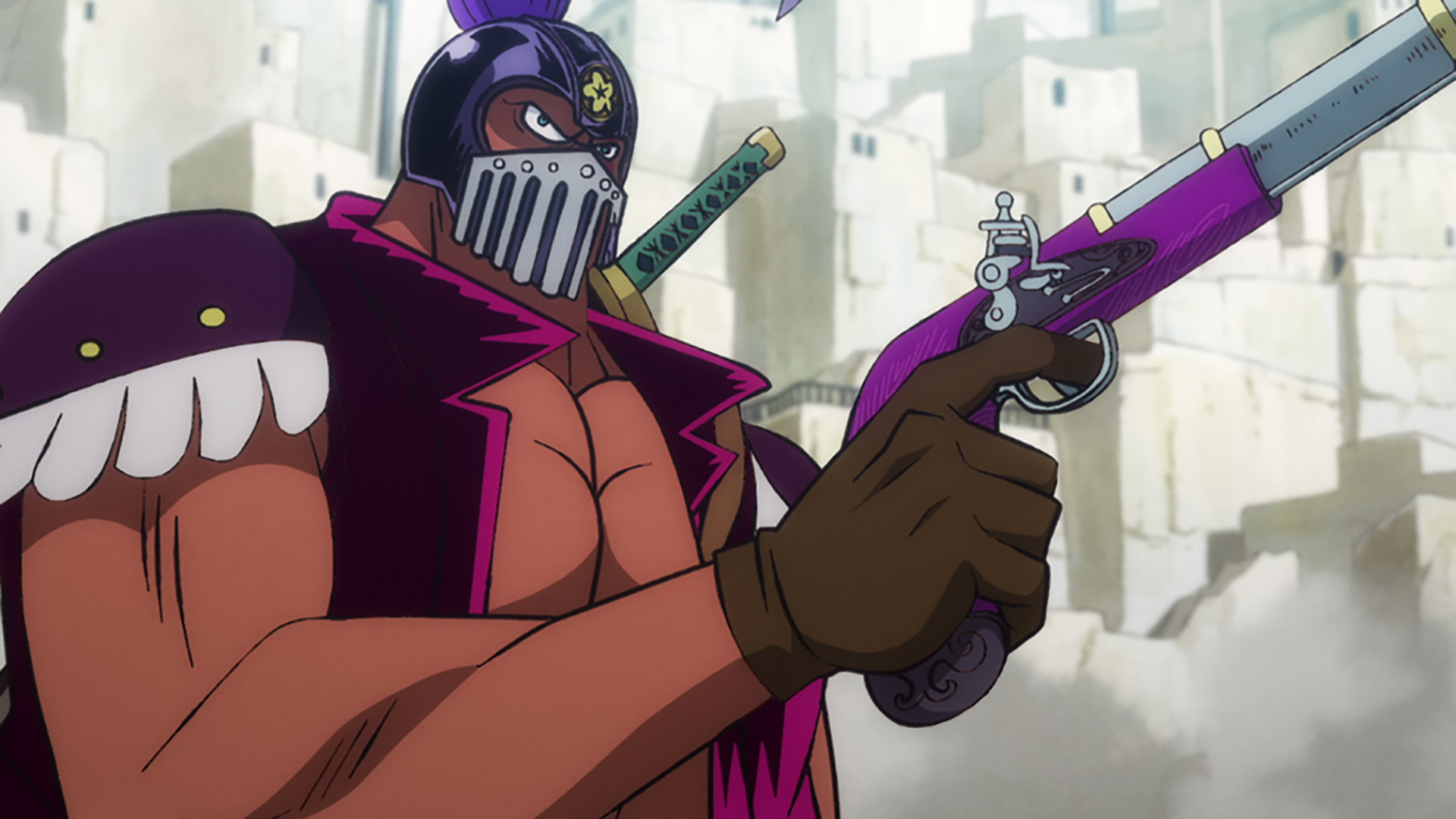 最凶兵器！ ルフィを狙う疫災弾