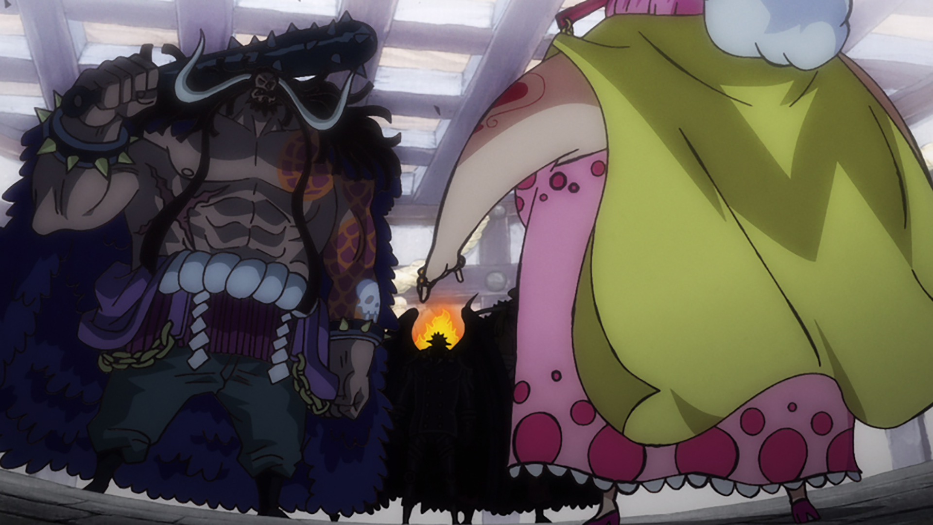 鬼ヶ島緊迫！ 遭遇！？二人の四皇