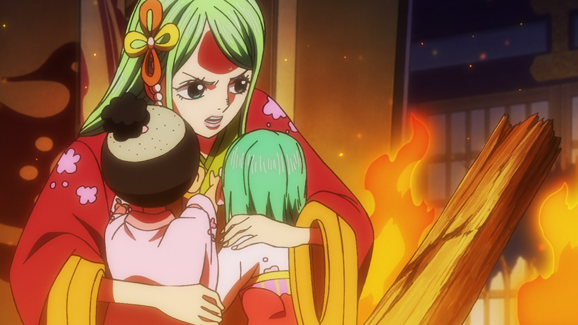 燃える城！光月の一族の運命！